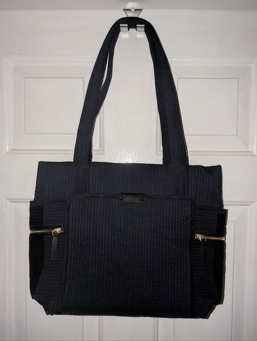 Vera Bradley Microfiber Vera Tote Bag